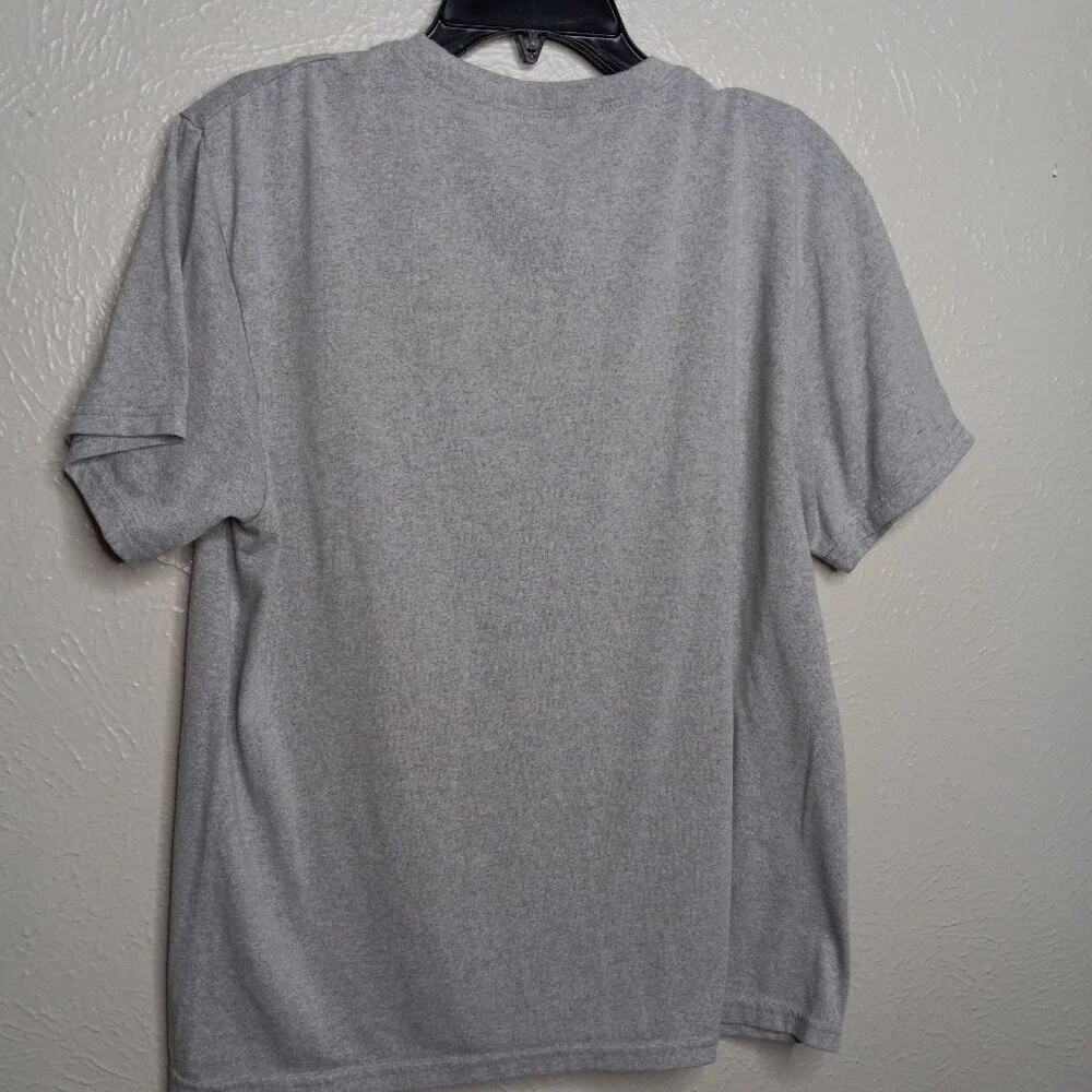 Levis Mens Heather Grey Short Sleeve Crewneck T-Shirt Large Cotton‎ Blend Basic